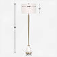 Curran - Tapered Metal Floor Lamp - White