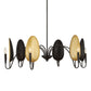 Warwick - 6 Light Chandelier - Matte Black