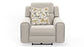 Micah - Power Headrest Power Deep Seat Lay Flat Recliner - Oatmeal