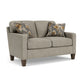 Moxy - Fabric Loveseat With Straight Track Arms