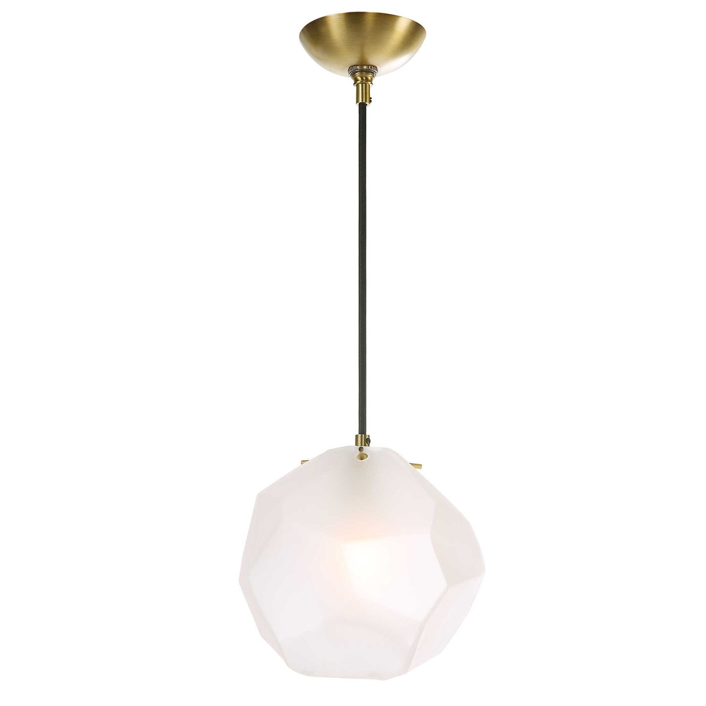 Geodesic - 1 Light Mini Pendant - White