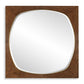 Garonne - Square Walnut Mirror