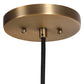 Seagrass - 1 Light Dome Pendant - Light Brown