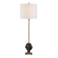 Fiori - Sculptural Buffet Lamp - Dark Bronze / Antique Brass