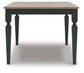 Brenkerton - Rectangular Dining Room Table - Grayish Brown / Black