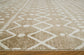 Bunchly - 5' x 7' Rug - Tan / Brown / Cream