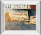 Zeppelin By Aliaga, C. - Mirror Framed Print Wall Art - Dark Gray