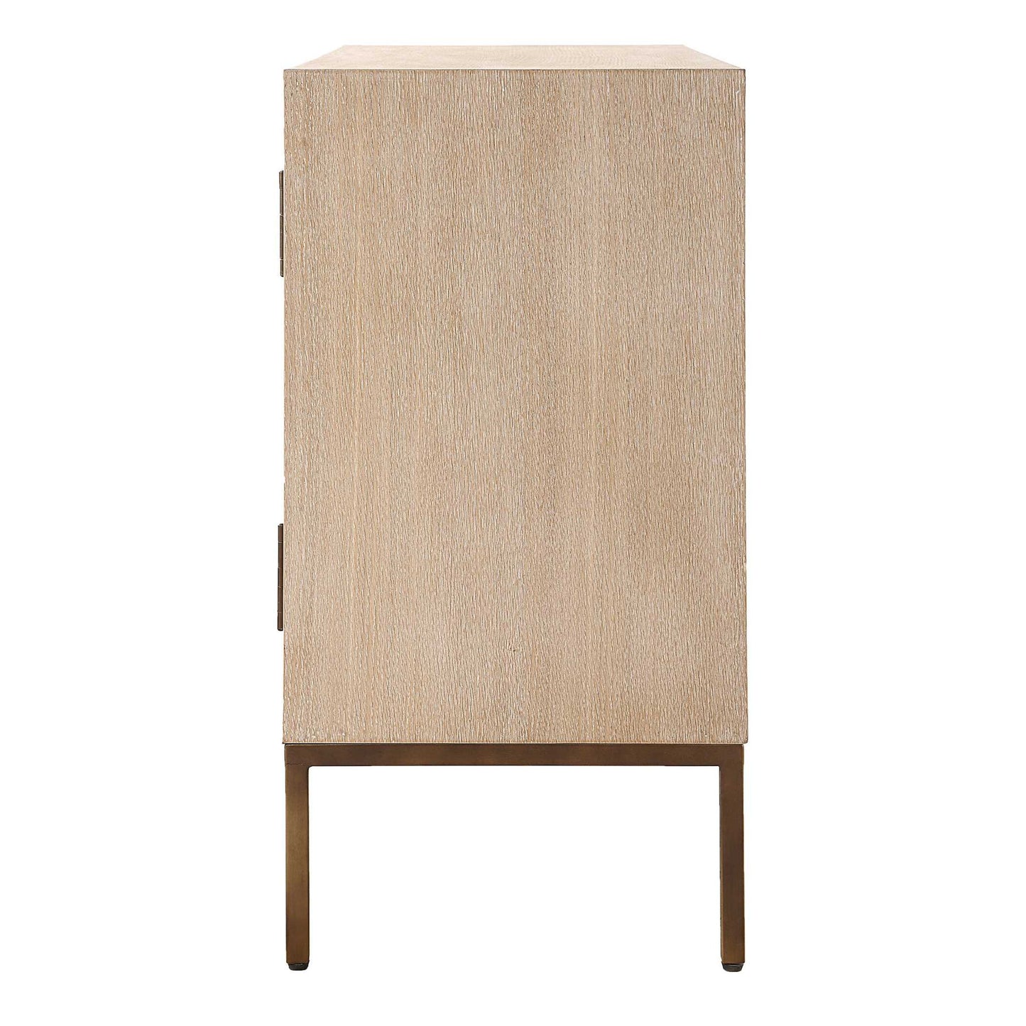 Weimar - 2 Door Cabinet - White / Woodtone