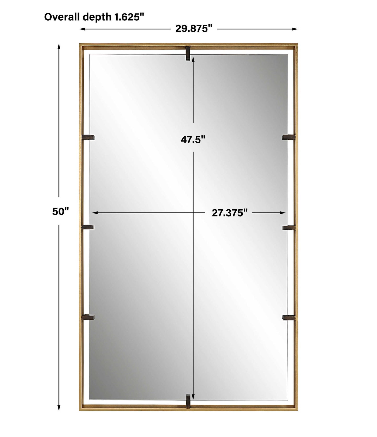 Egon - Wall Mirror - Gold