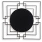 Oceanal - Accent Mirror - Black / Gold Finish