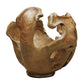 Arbor - Crest Indoor-Outdoor Teak Bowl - Woodtone