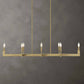 Cordoba - 8 Light Linear Chandelier - Gold