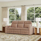 Dutch - Power Reclining Sofa With Console, Power Headrest, & Lumbar