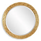 Celeste - Gold Round Mirror