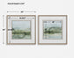 Soft Sage - Abstract Landscape Prints (Set of 2) - Gray