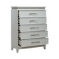Reflections - 5 Drawer Chest With Lights - White