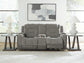 Mixed Motion - Power Reclining Loveseat With Console / Adjustable Headrest