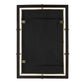 Bach - Rectangle Mirror - Walnut & Brass