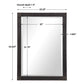 Gower - Vanity Mirror - Aged Black