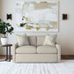 Sky - Fabric Upholstered Loveseat