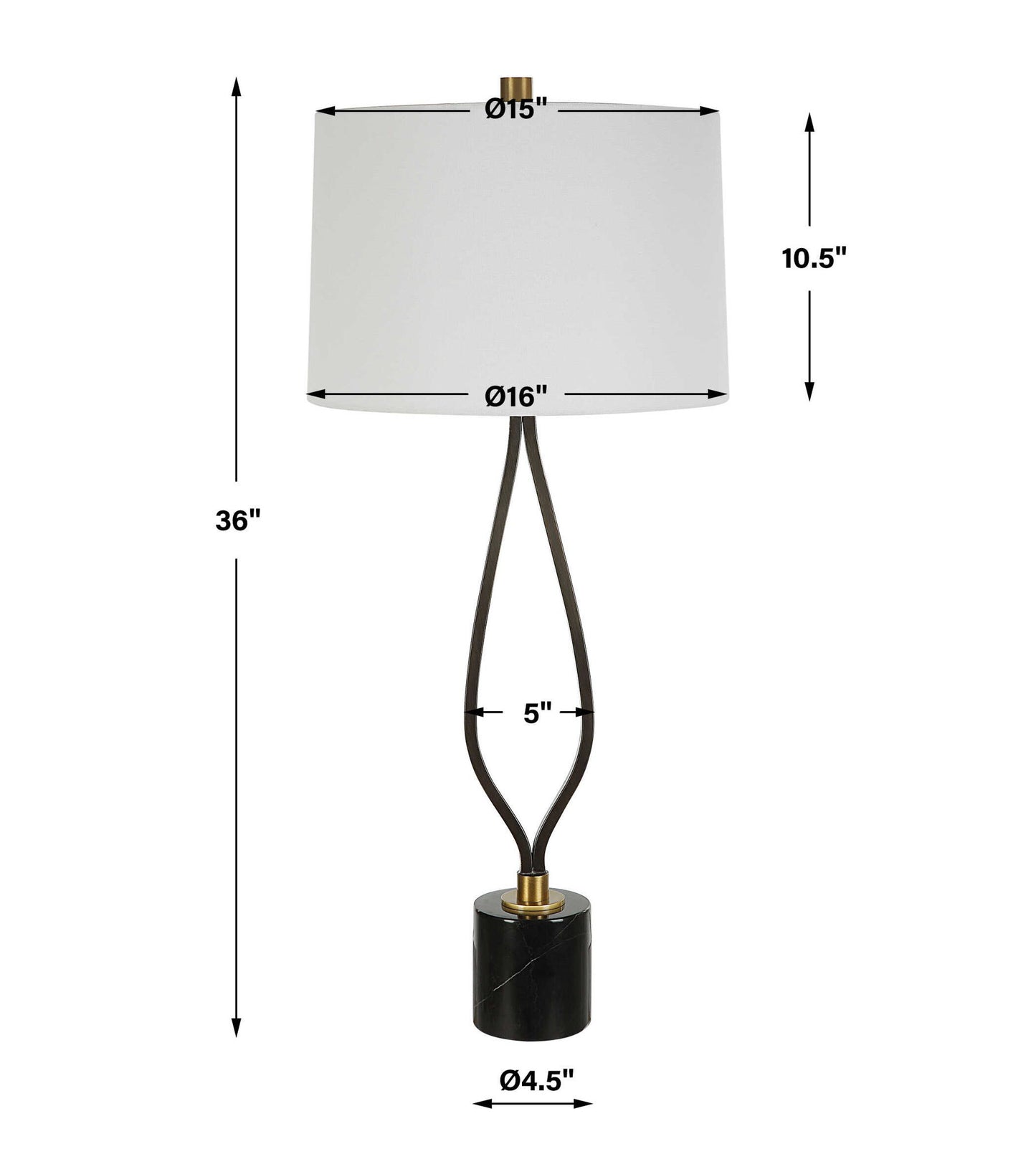 Separate - Paths Iron Table Lamp - Dark Gray