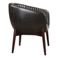 Anders - Chenille Accent Chair - Black
