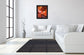 Sunlit Veins - 28" x 34" Framed Wall Art - Orange