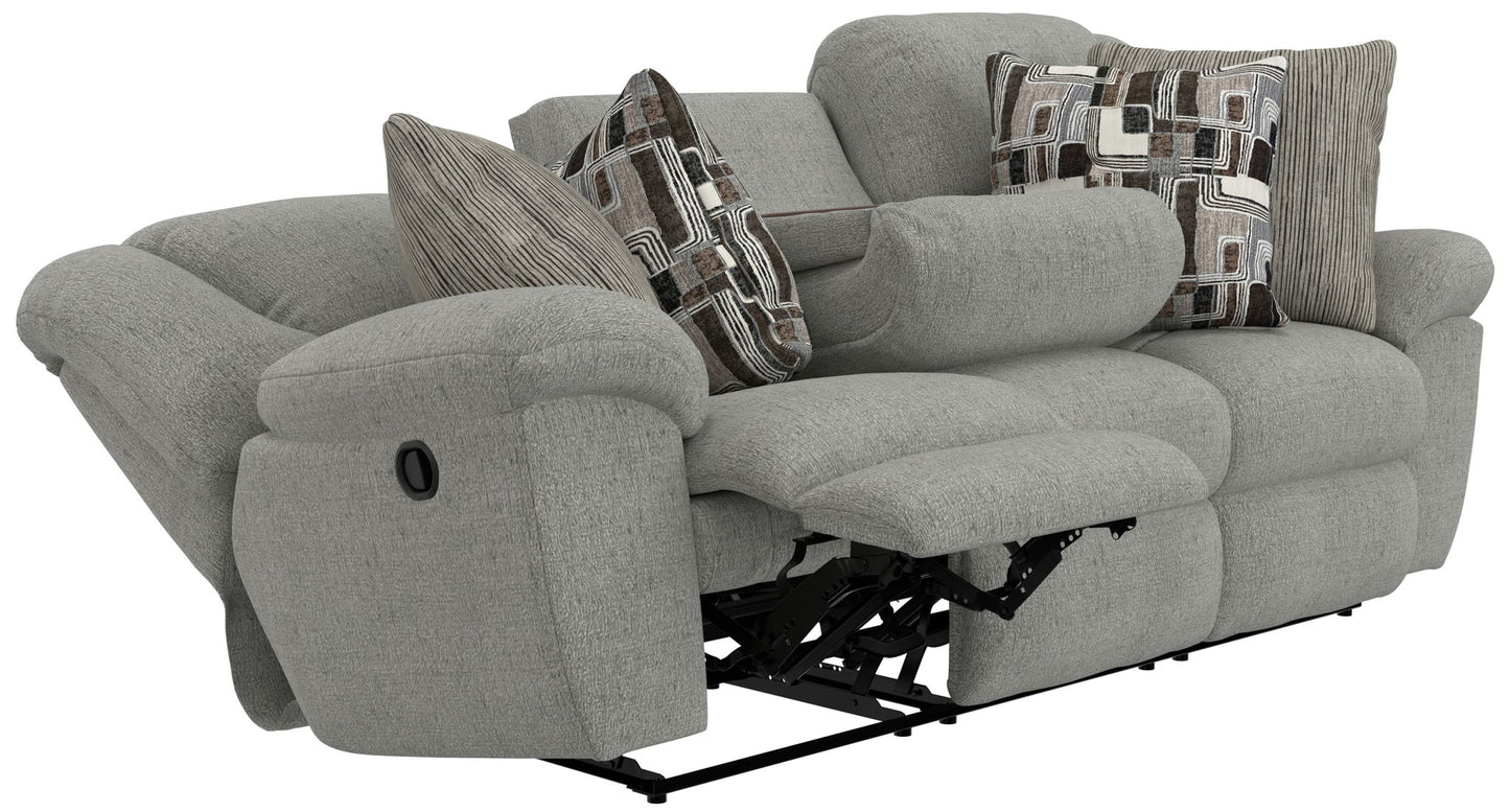 Trifecta - Sofa With 3 Recliners and Drop Down Table
