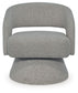 Nashkins - Swivel Accent Chair - Pebble