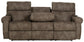 Tranquility - Power Headrest Power Lay Flat Reclining Sofa With DDT / CR3 Heat / Massage / Lumbar - Pewter
