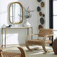 Bradano - Brass Arch Mirror - Bronze