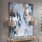 Stormy Seas - Seas Hand Painted Canvas - Blue