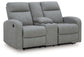 Gauntlet - 2 Pc. - Reclining Sofa And Loveseat - Sterling