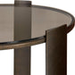 Hanson - Side Table - Bronze & Dark Glass