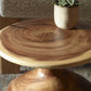 Lynx - Hourglass Accent Table - Dark Brown
