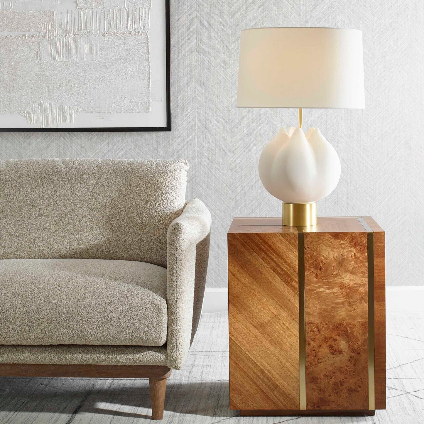 In Bloom - Table Lamp - White