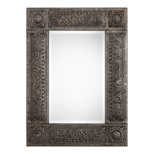 Mirror - Antiqued Rust Gray