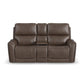 Carter - Power Reclining Loveseat With Console & Power Headrests & Lumbar - Cappuccino