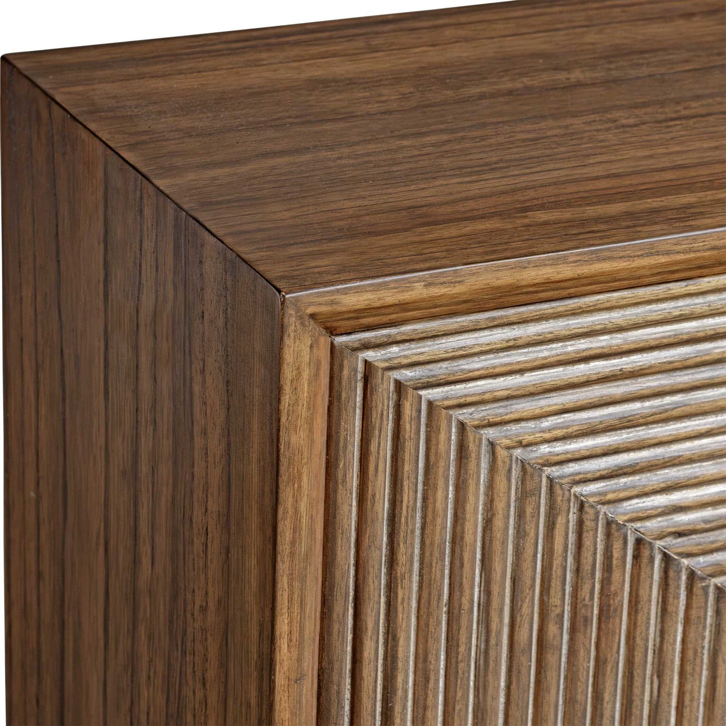 Bottom Line - 2 Door Wood Cabinet - Woodtone
