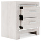 Altyra - Two Drawer Night Stand - White