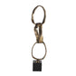 Loopform - Ring Sculpture - Black / Brass