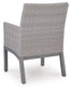 Half Moon Beach - Arm Chair With Cushion (Set of 2) - Blue / Gray