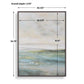 Awakening - Hand Painted Landscape Art - Blue / Brown / Green / White / Yellow