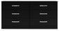 Finch - Six Drawer Dresser - 29'' Height - Black