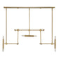 Cadre - 14 Light Modern Linear Pendant - Gold