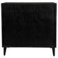 Abba - Herringbone Accent Chest - Dark Brown