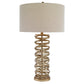 Amarey - Metal Ring Table Lamp - Gold