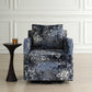 Tisdell - Patterned Swivel/Glider - Blue