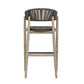 Dermott - Outdoor Bar Stool - Brown / Dark Gray