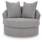 UrbanCrest - Swivel Accent Chair - Pewter